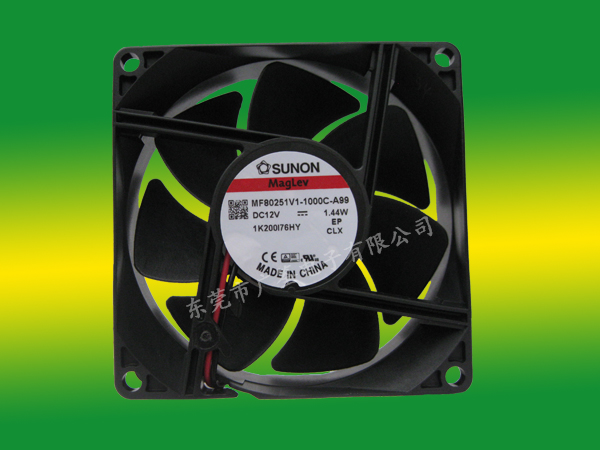 SUNON直流风扇低噪音、低振动处理大容量数据的服务器